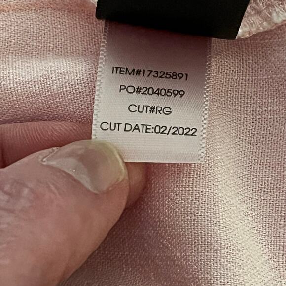 Torrid Pink Sleeveless Embroidered Babydoll Top Size 5 (5X) Rayon Cotton Blend - Picture 7 of 8